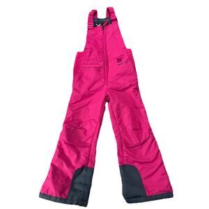 Arctix Size XS Kids Insulated Snow Bib Overalls Pink Youth, Preowned